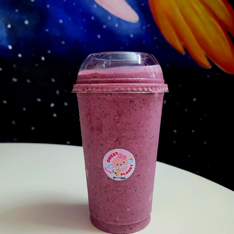 Smoothie FRUTOS ROJOS, avena y yogurt griego