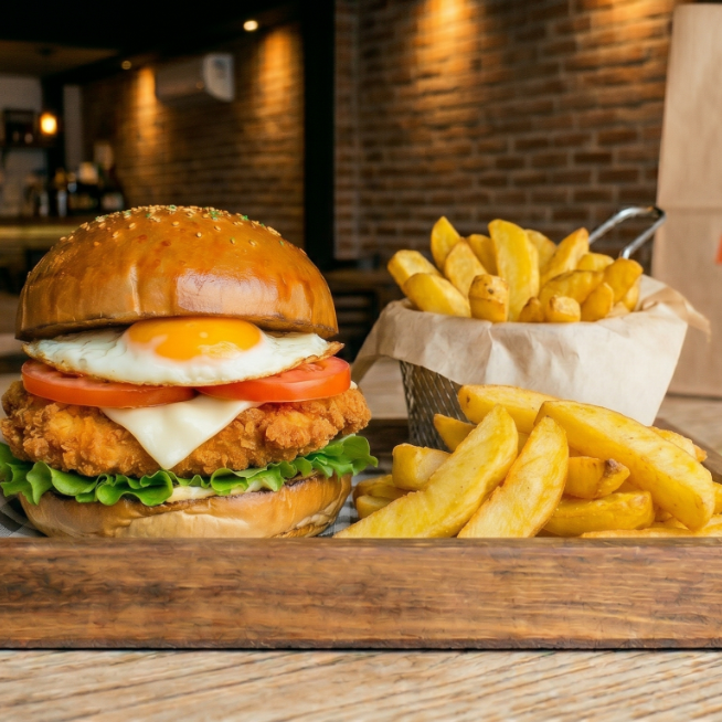 Hamburguesa Crispy