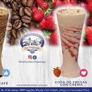 helado de fresas con crema