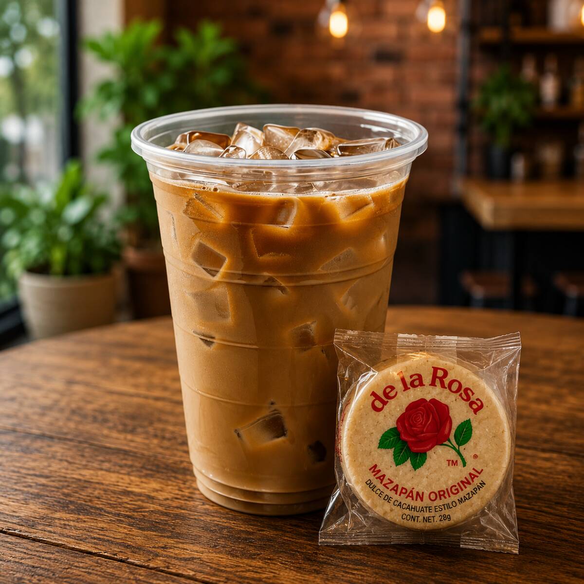 Iced Latte Mazapan