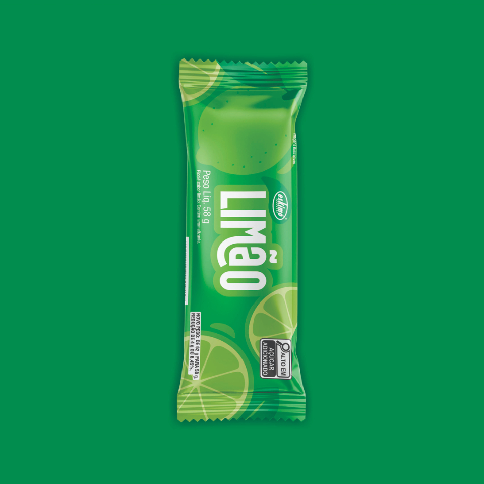 Picolé de fruta Limão