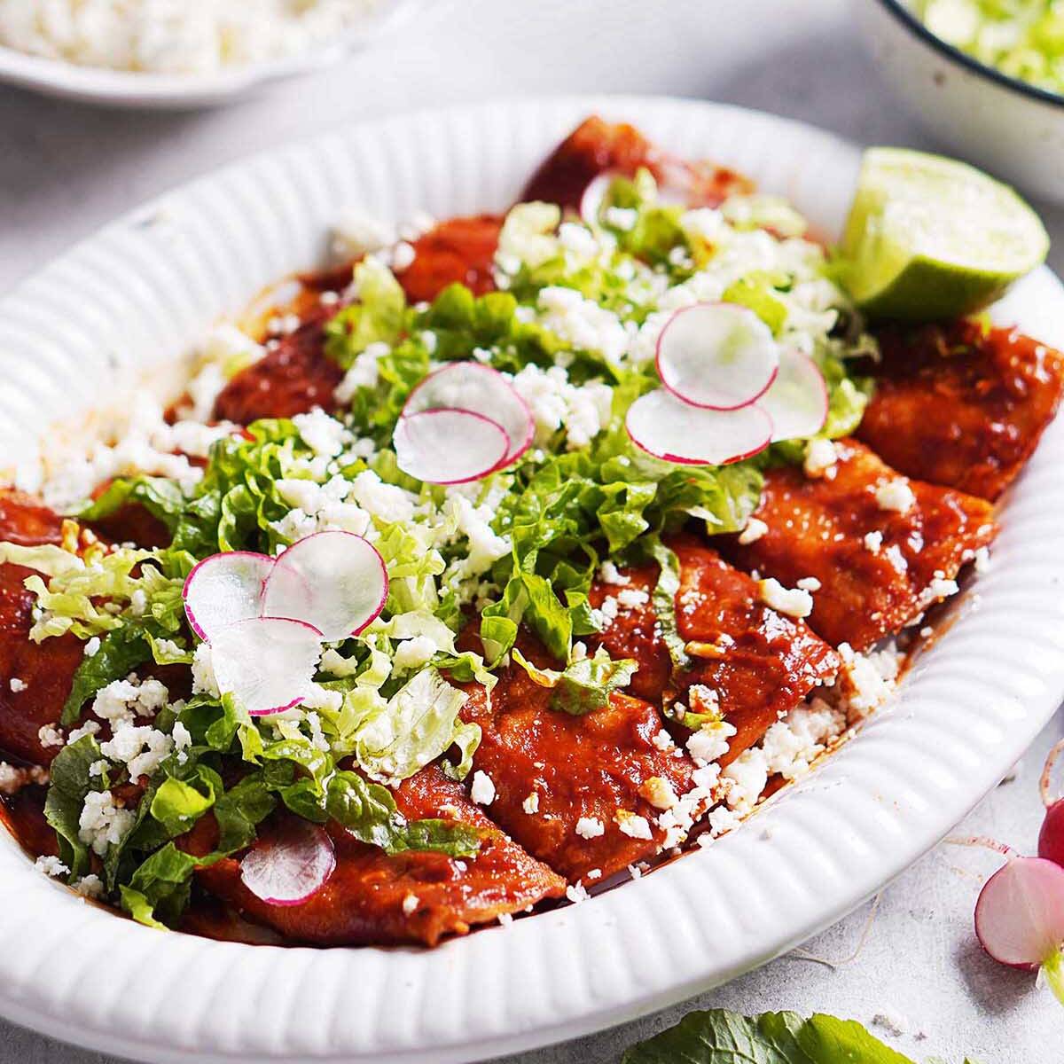 Enchiladas Rojas