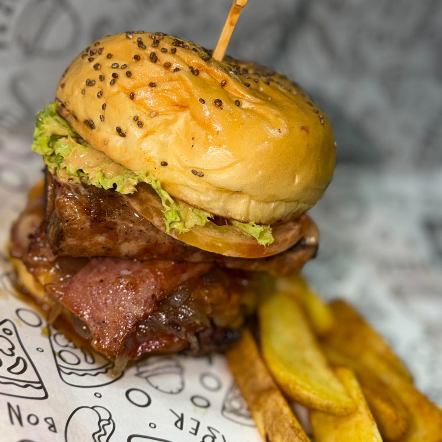 Hamburguesa Baby Ribs