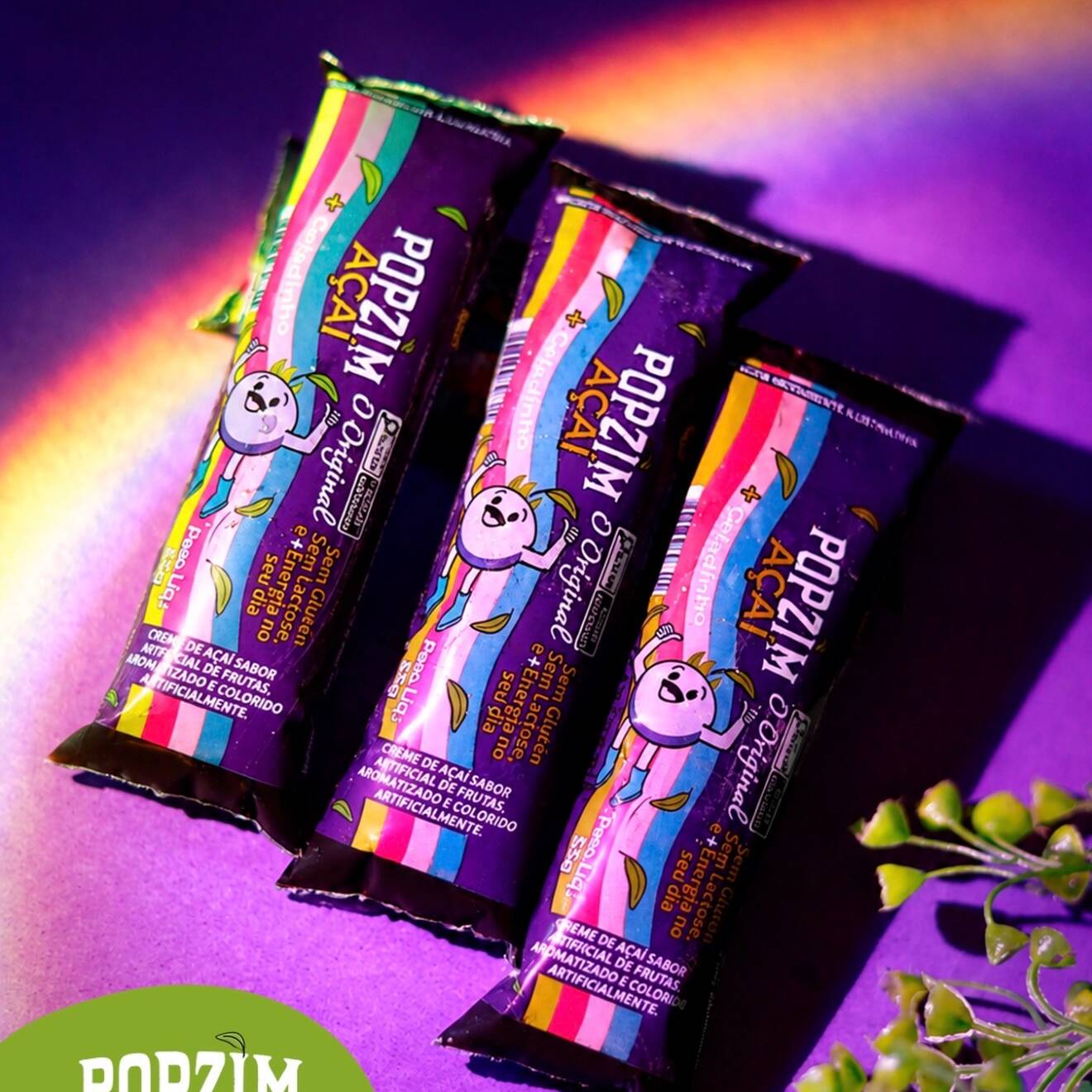 Geladinho sabor açaí Sem glúten,sem lactose!