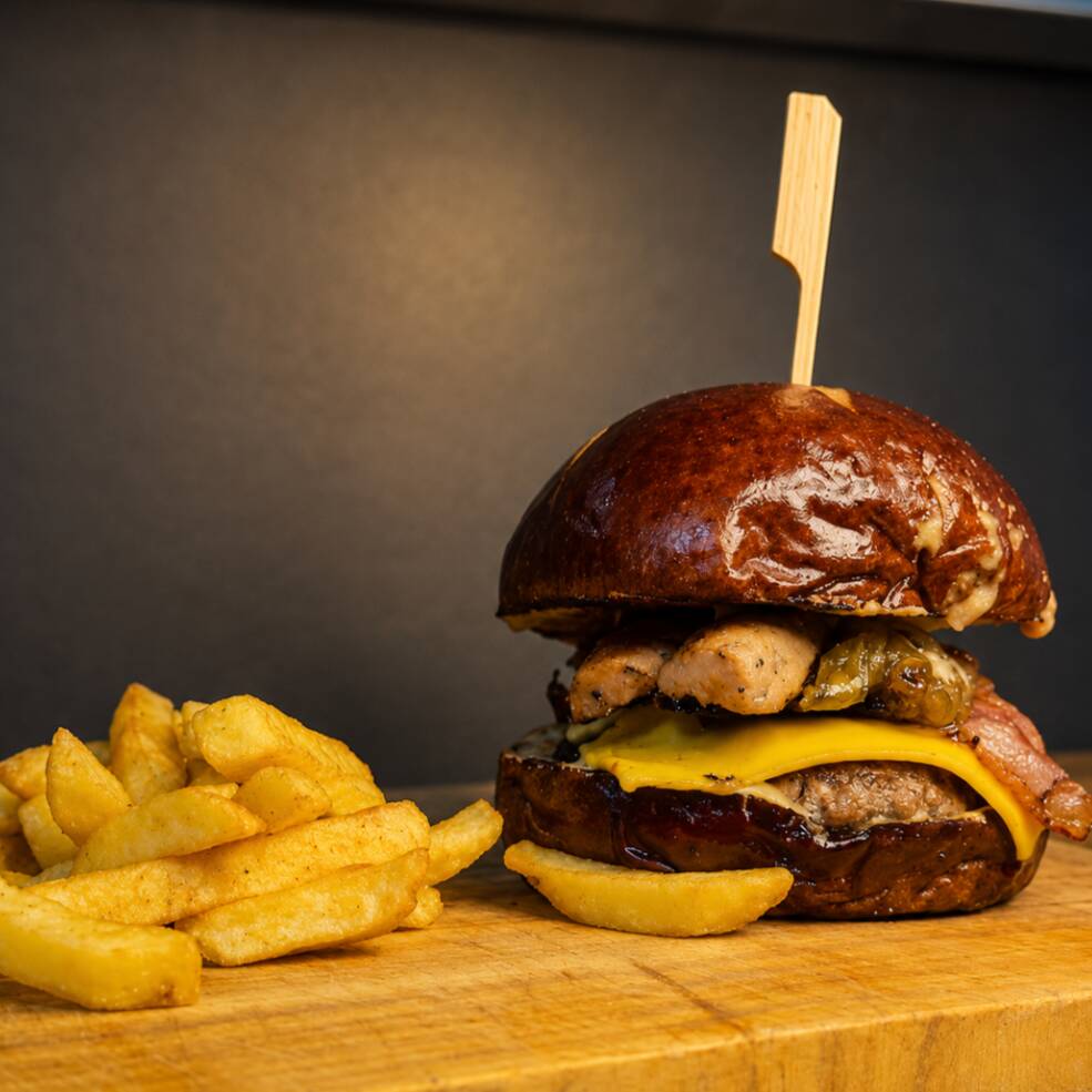 Prime Burger + Papas