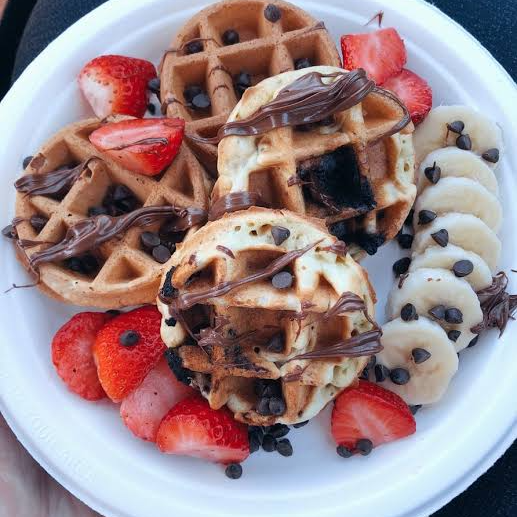 Waffles Mini con NUTELLA