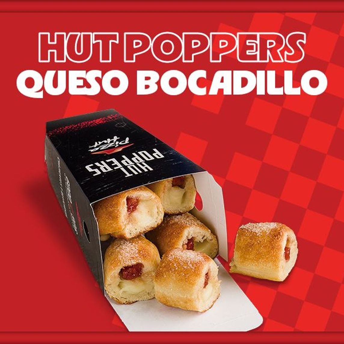 Hut Popppers Queso Bocadillo
