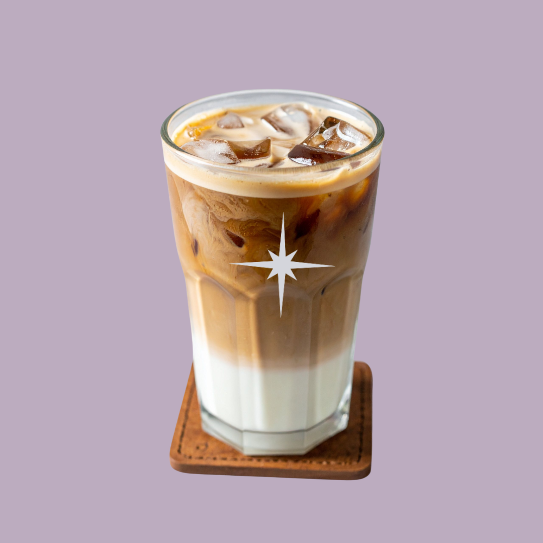 Latte Estrella Frío 16 Oz