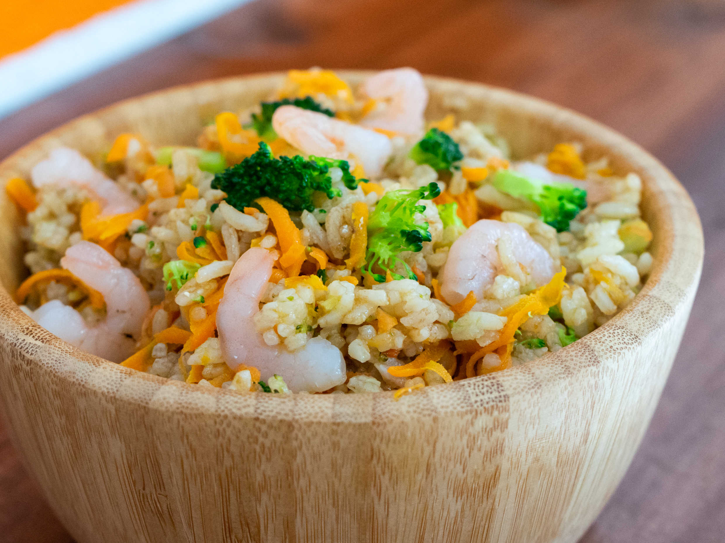 Arroz Frito con Camarón