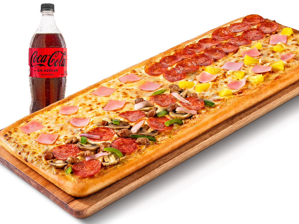 Pizza L con gaseosa