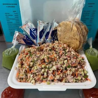 Ceviche de Camarón Media Orden