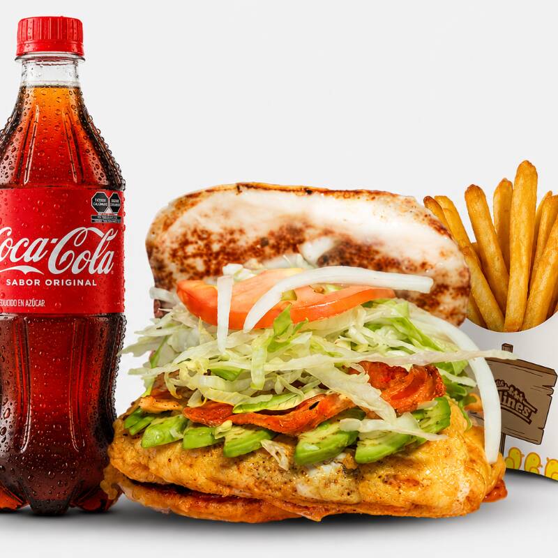 Combo Torta de Omelette con Chorizo