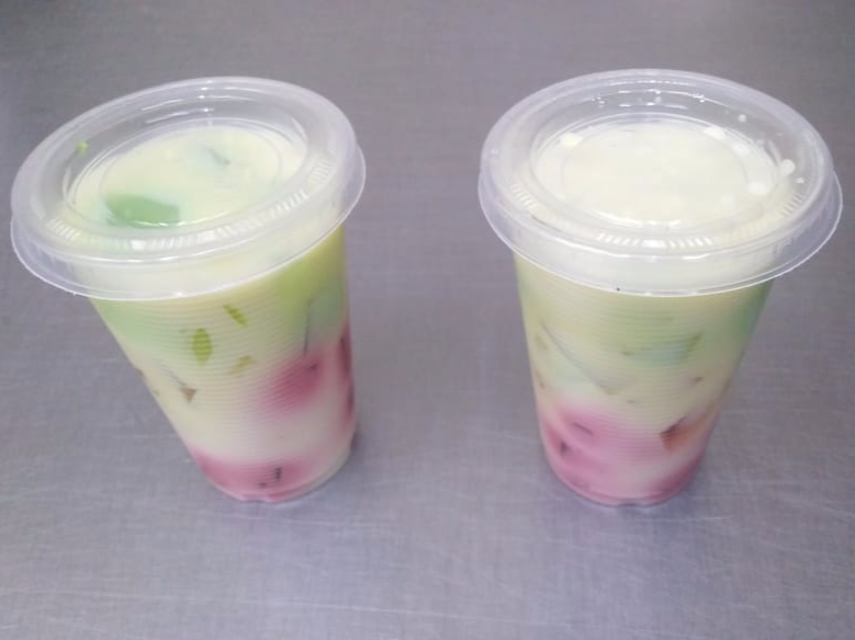 Vaso De Gelatina Mosaico