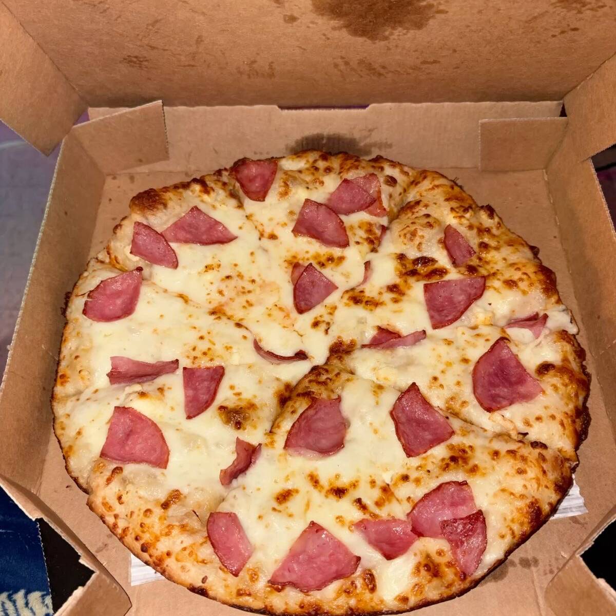 Pizzeta Jamón