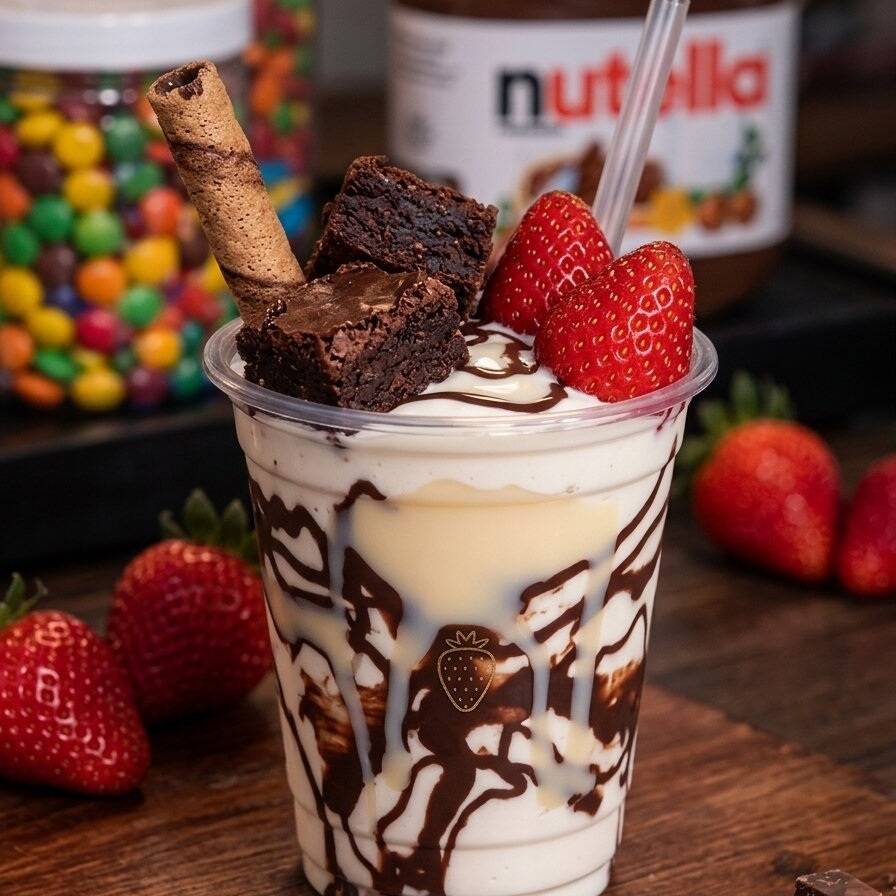 Fresas con Crema y Lechera Chica
