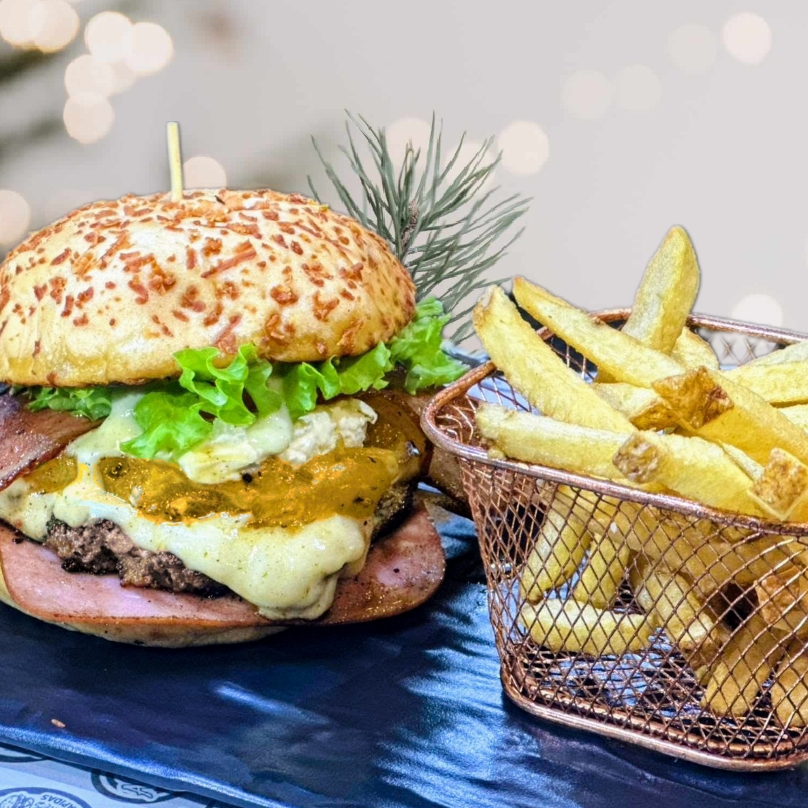 2x1 Burger Hawaiana 150gr de carne