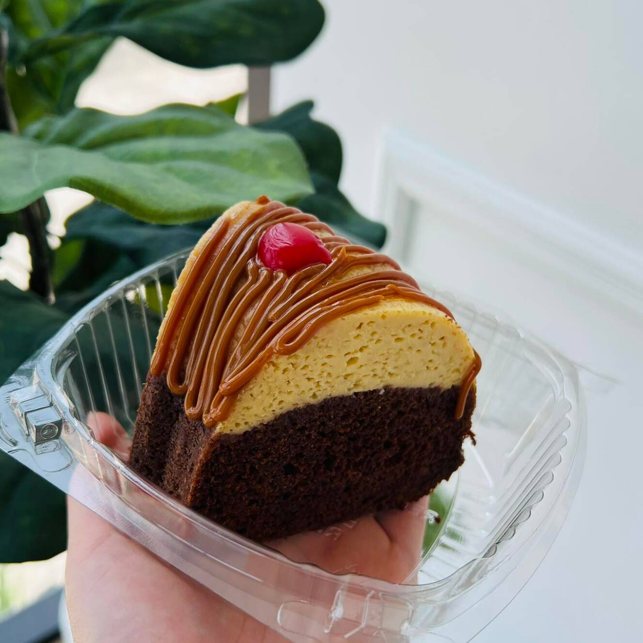 Chocoflan Rebanada