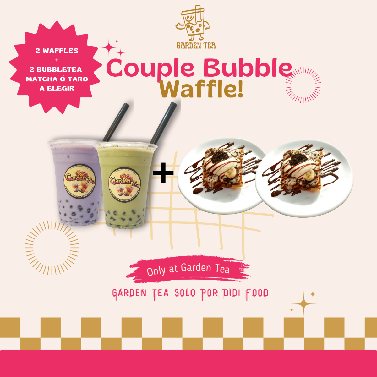 Couple Bubble-Waffle