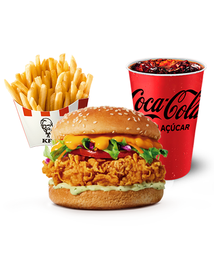 Crunch Salad + Batata + Bebida