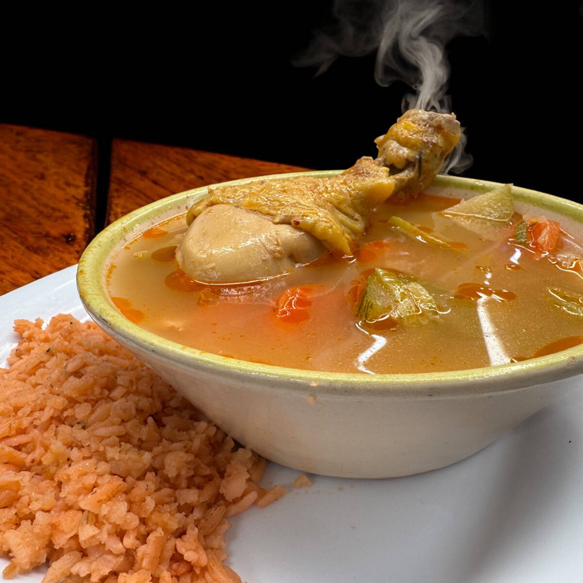 Caldo de pollo