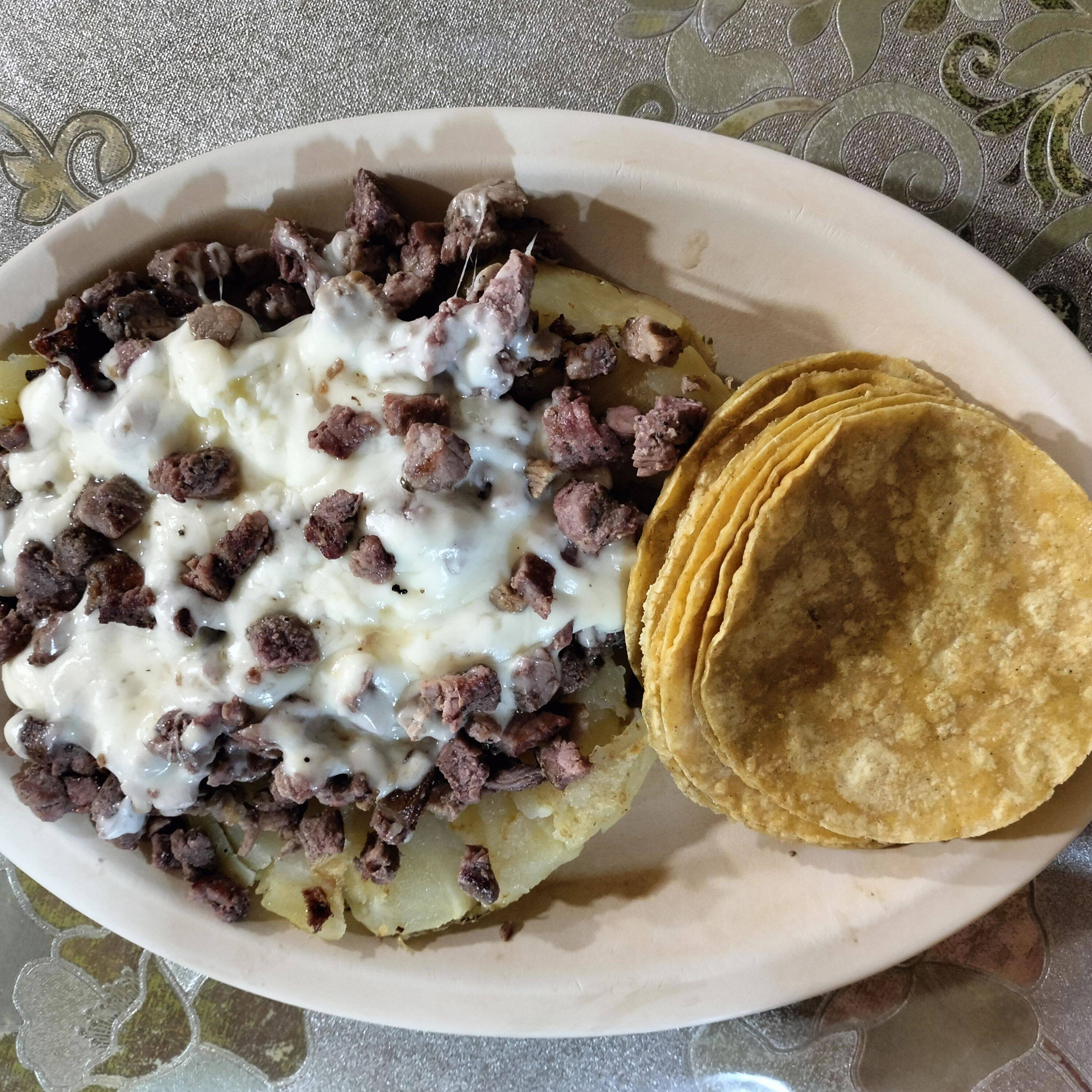 Papa de Bistec