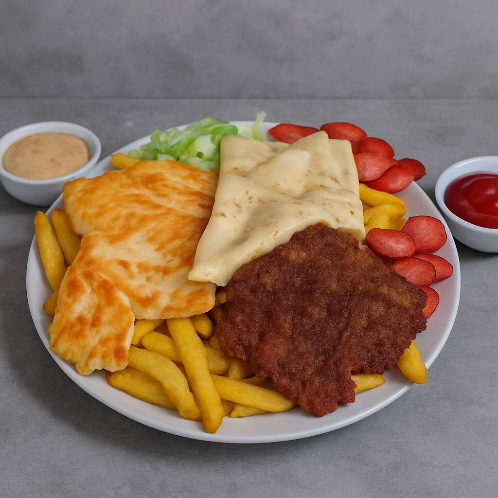 Salchipapon Achorado