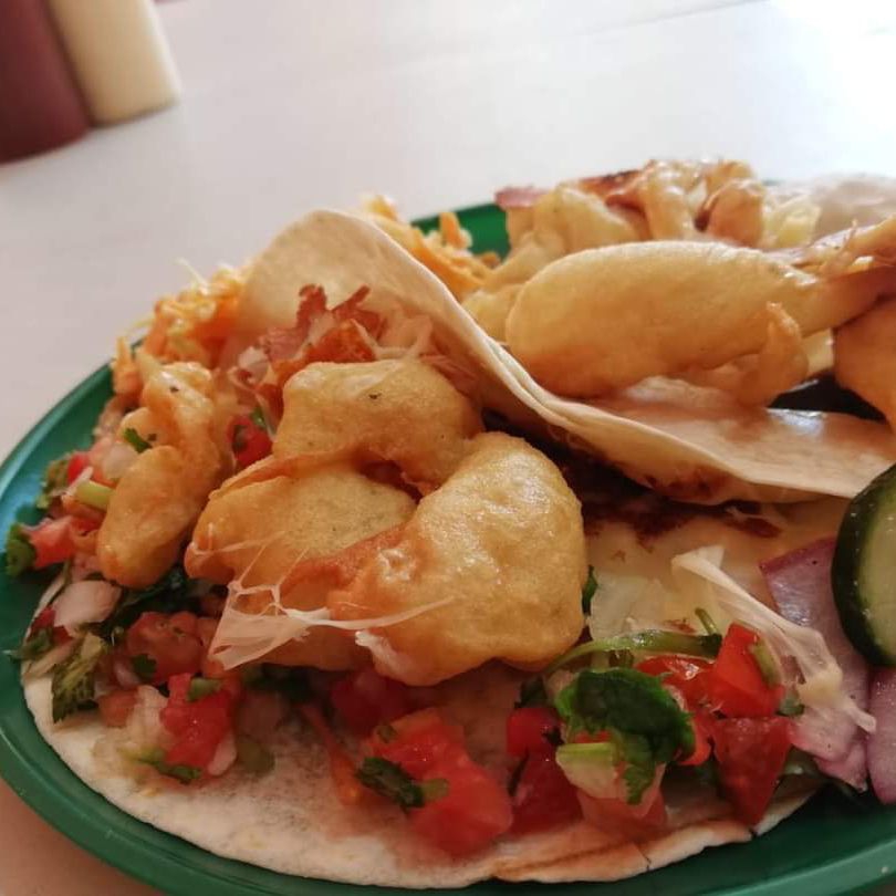 3 TACOS DE CAMARON