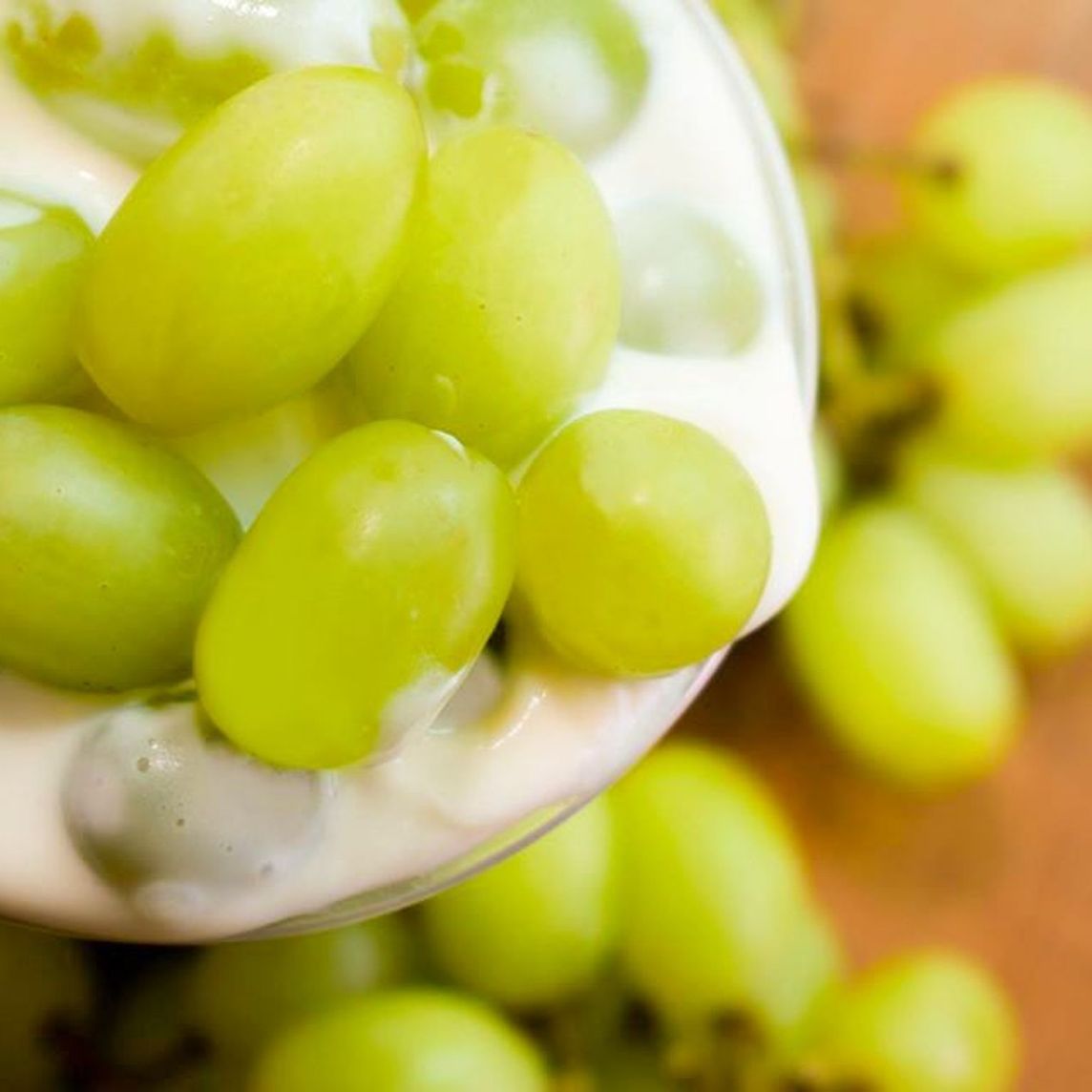 Uvas con Crema