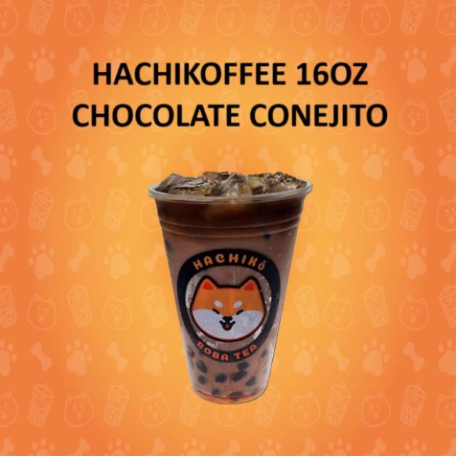 HACHIKOFFEE CHOCOLATE CONEJITO LATTE 16OZ