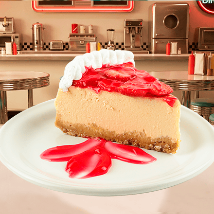 Pay de Queso con Fresas