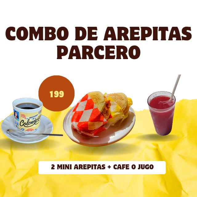COMBO DE AREPITAS PARCERO