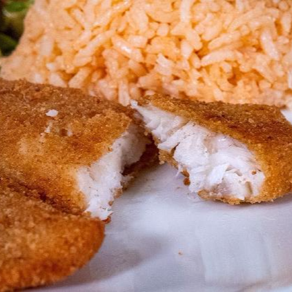 Milanesa Empanizada de Pescado + Refresco Copiar