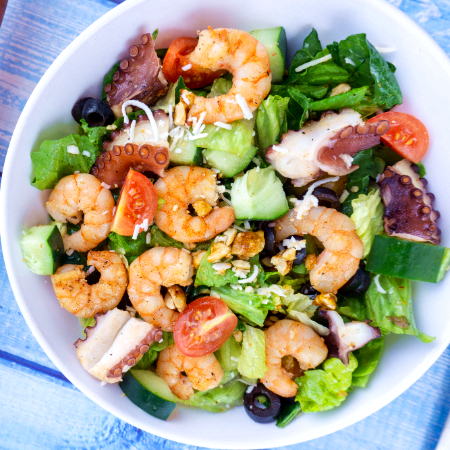 Ensalada de Mariscos Ahumados