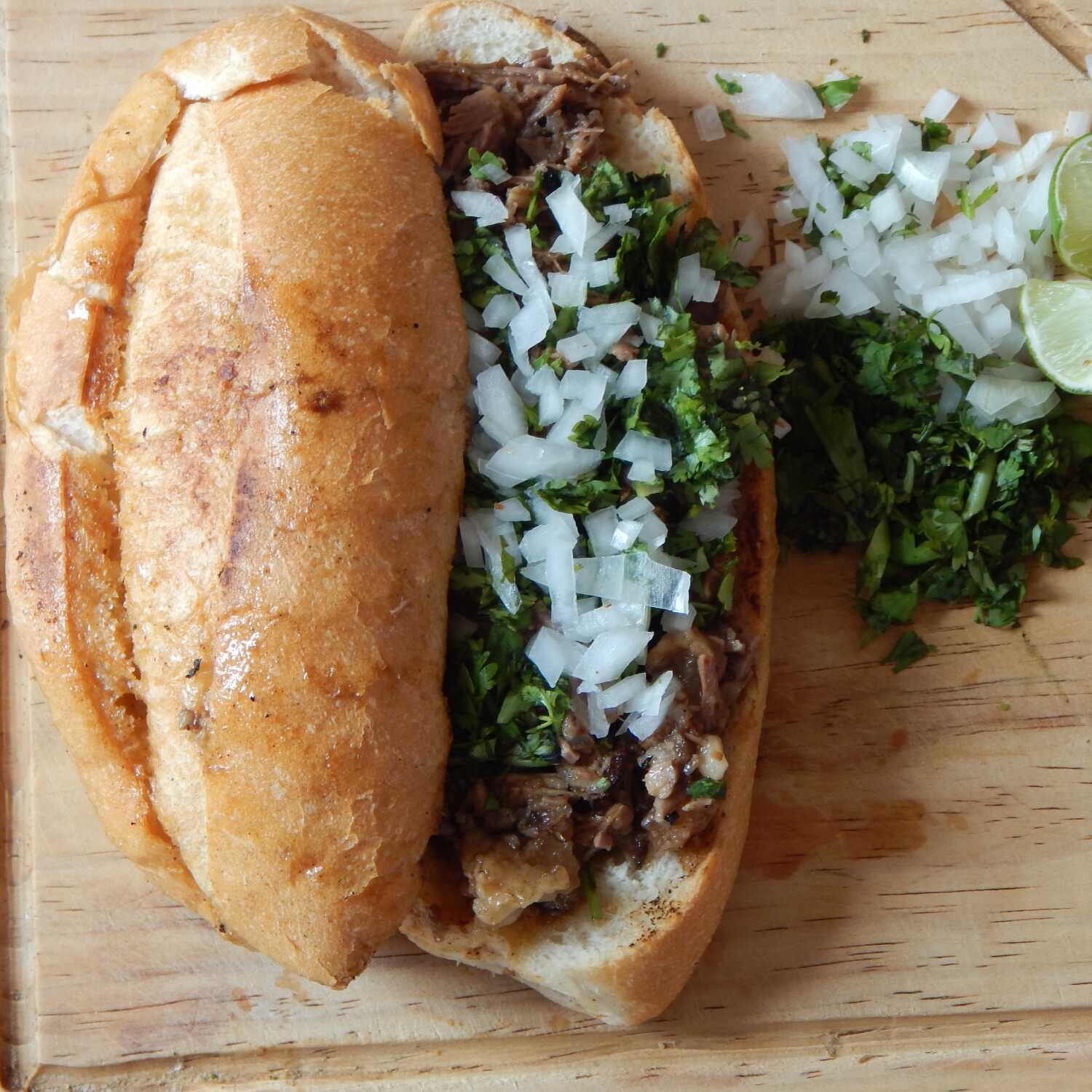 Torta campechana.