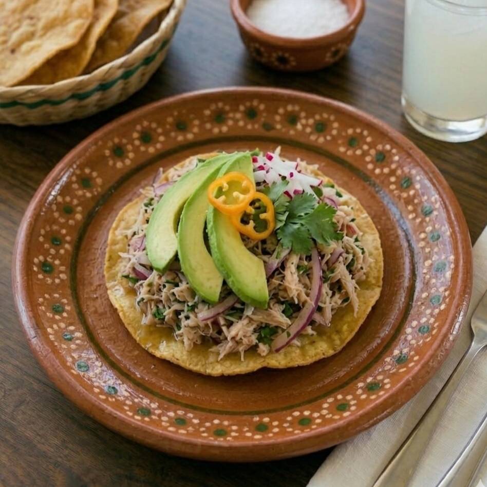 Tostada de Marlín a la Vinagreta