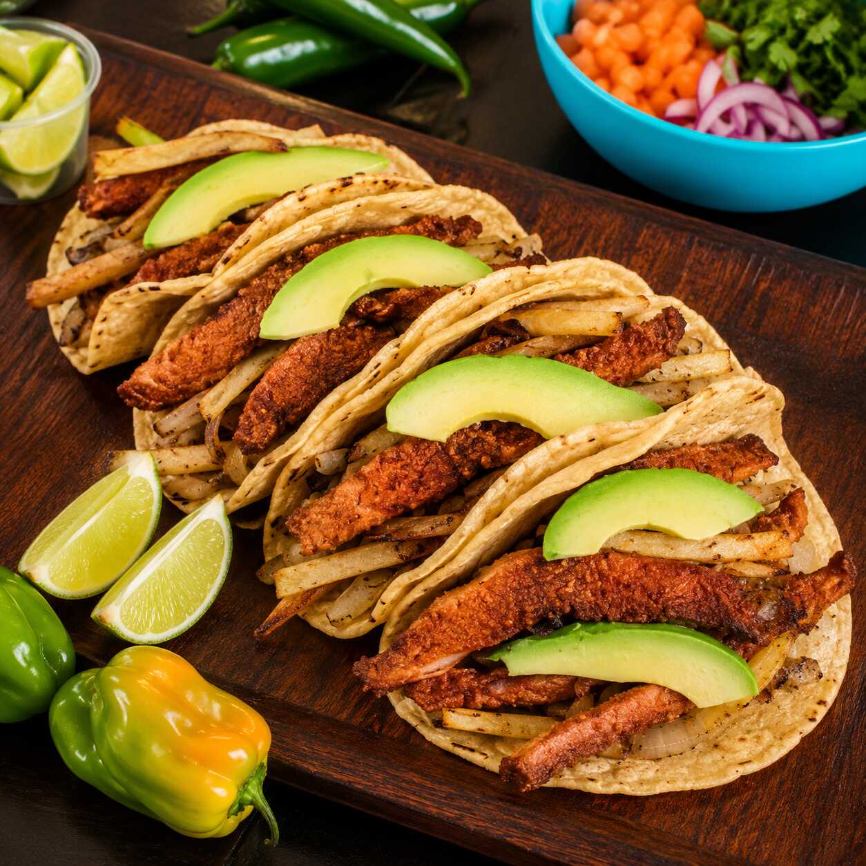 Tacos de Milanesa 3 Tacos Combinado Longaniza