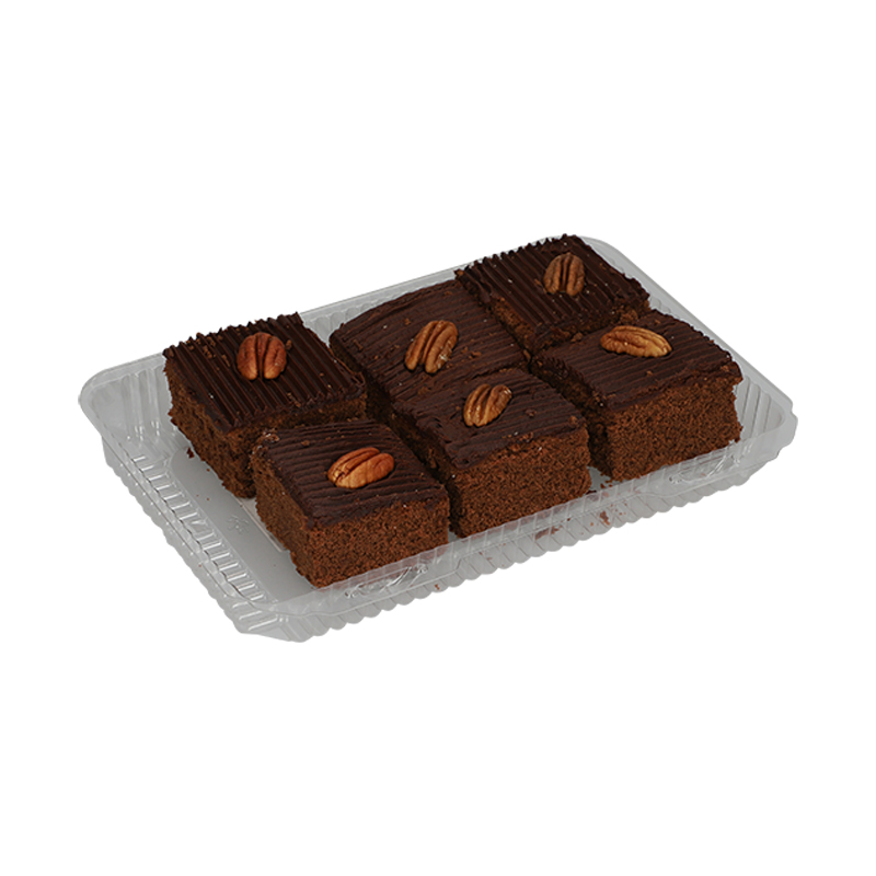 Charola con 6 Cuadros de Chocolate