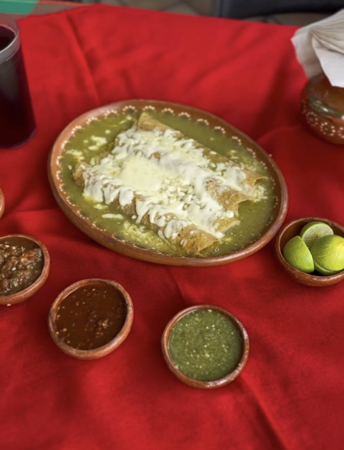 Enchiladas verdes (4 pz)