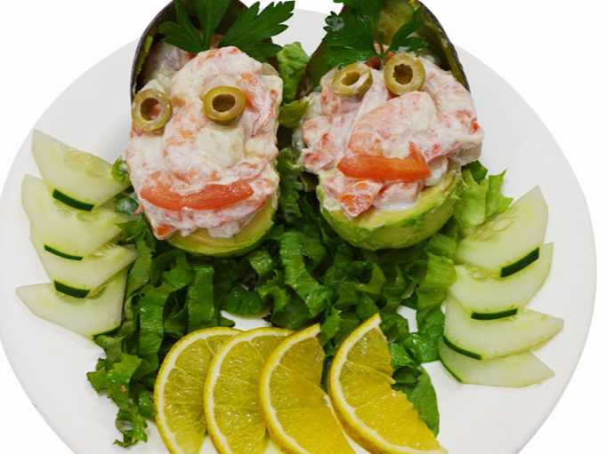 Aguacate Relleno Camarón