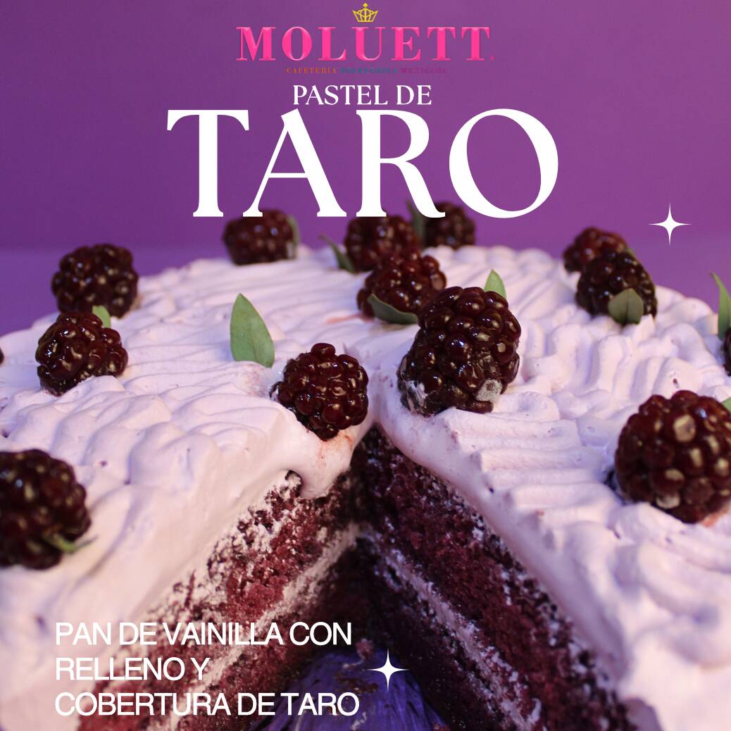Pastel de taro