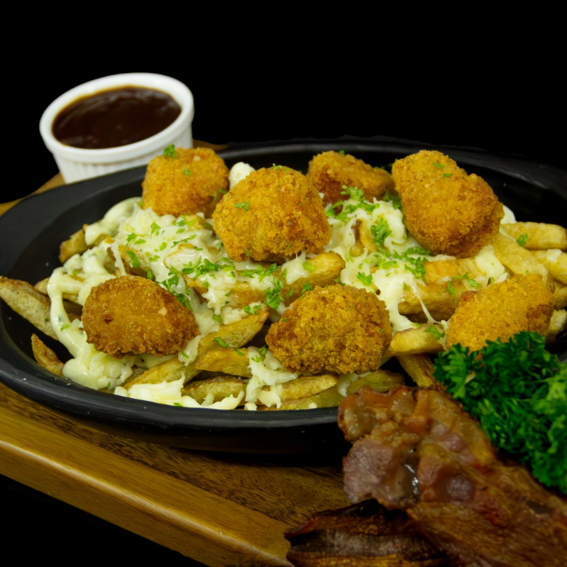 Papas con Nuggets