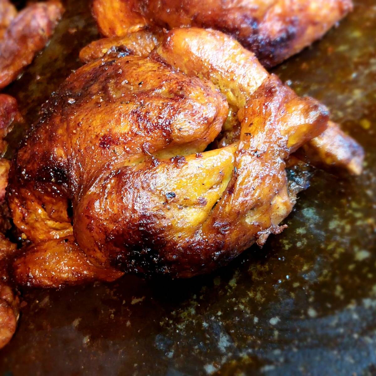 Medio Pollo Rostizado a la Leña