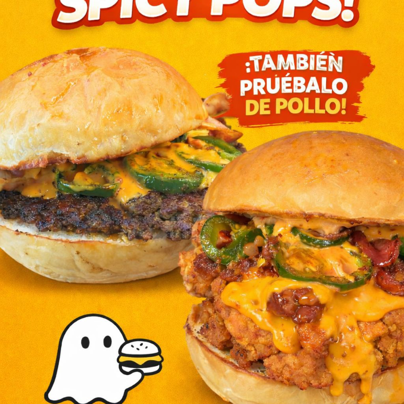 Hamburguesa Spacypop