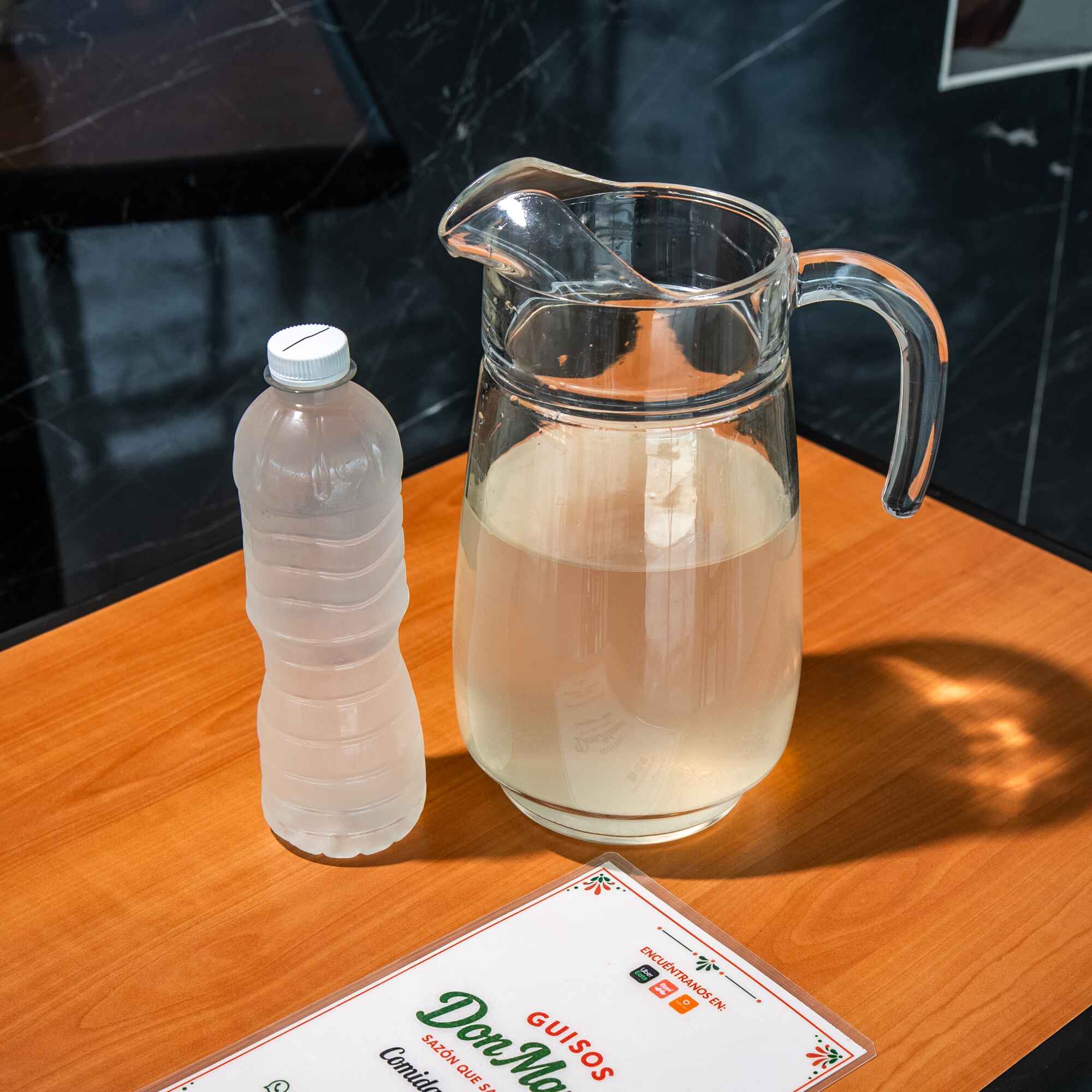 Agua de Limon con Azucar