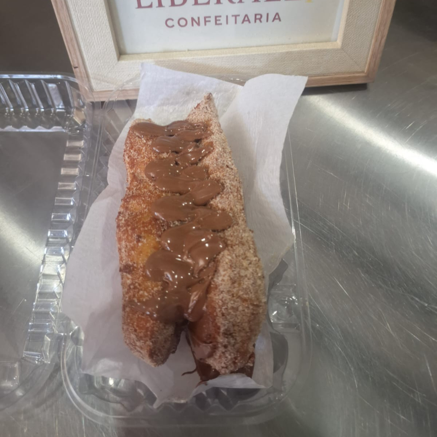 Rabanada recheada com Nutella Original