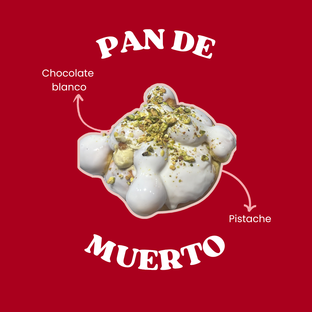 PAN DE MUERTO PISTACHE