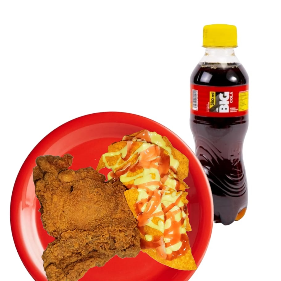 1 Pieza de Pollo Frito con Doraditas, Gaseosa