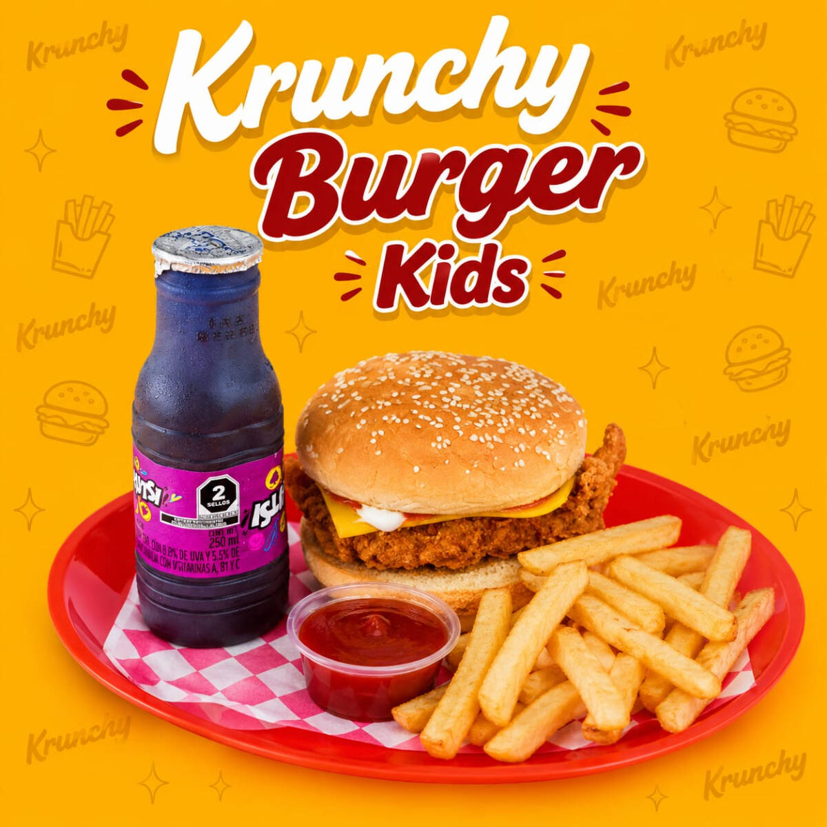 KIDS BURGUER KRUNCHY