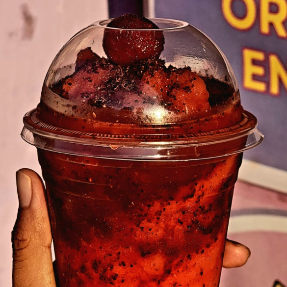 Frappe Fresa con Chamoy 14oz