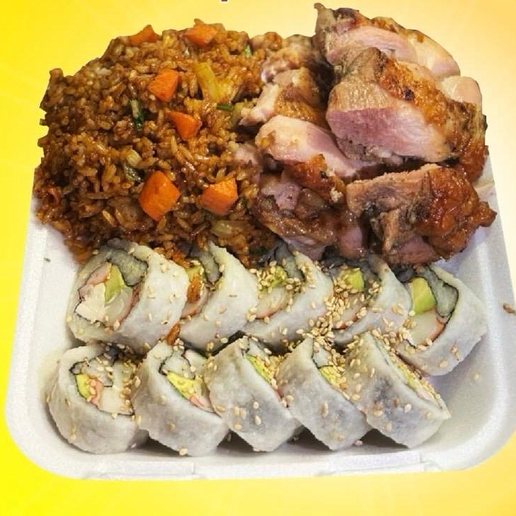 Sushi Frío+ Arroz o Pasta + 1 Guiso